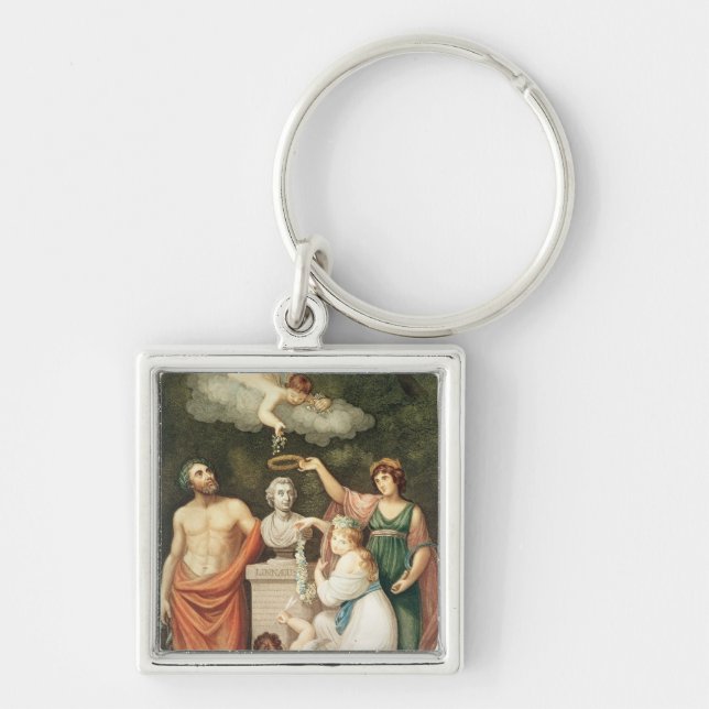 Llavero Honrar el busto de Linnaeus (Frente)