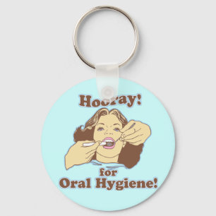 Llavero Hooray para la higiene oral retra