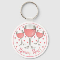 ¡Hooray, Rosé! Vidrio de vino rosa rosa Rubor