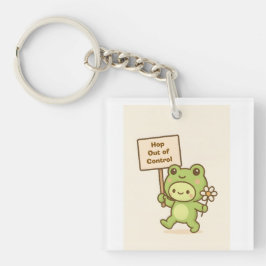 Llavero HOP Out of Control Frog Cute Whimsical Life