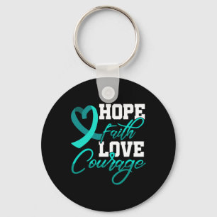 Llavero Hope Faith Love Courage Pstd Stress Awareness Mont