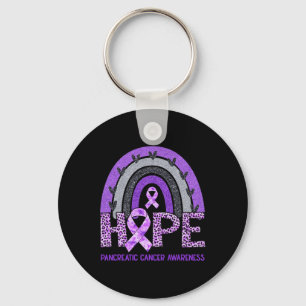 Llavero Hope Leopard Rainbow Pancreatic Cancer Awareness S