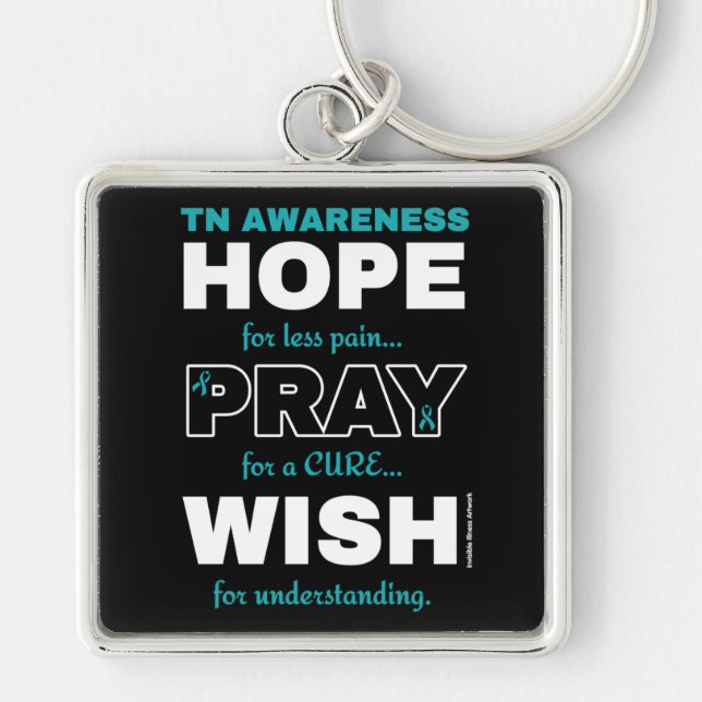 Llavero Hope Pray Wish...TN Keychain (Frente)