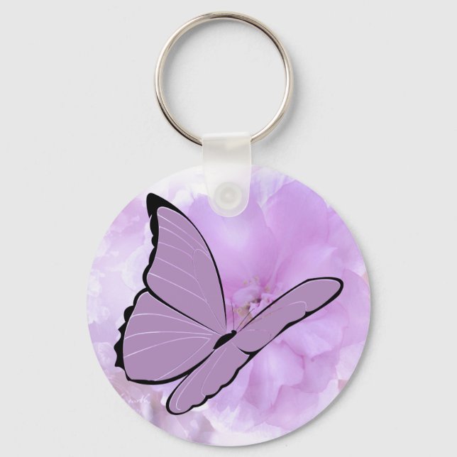 Llavero Hope Springs Eternal Awareness Butterfly (Anverso)