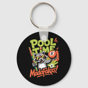 Llavero Hora de Piscina Madafakas Mapache Divertido Jugado