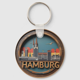 Llavero Horizonte de Hamburgo, Alemania – Ciudad Paisaje C