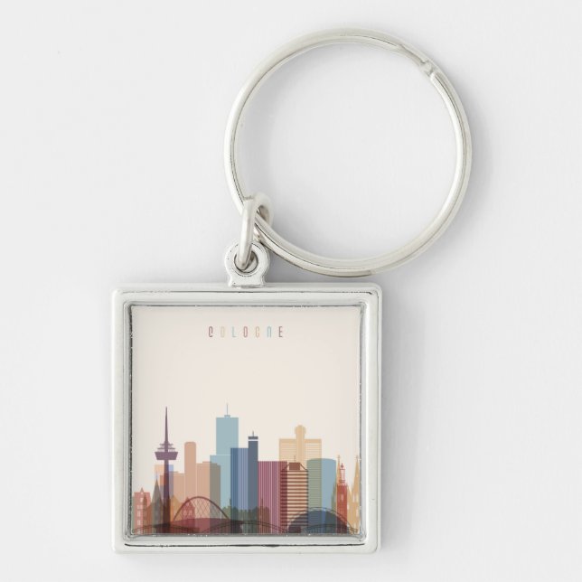 Llavero Horizonte de la ciudad de Colonia, Alemania el | (Frente)
