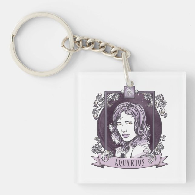 Llavero Horóscopo - ACUARIO (Frente)