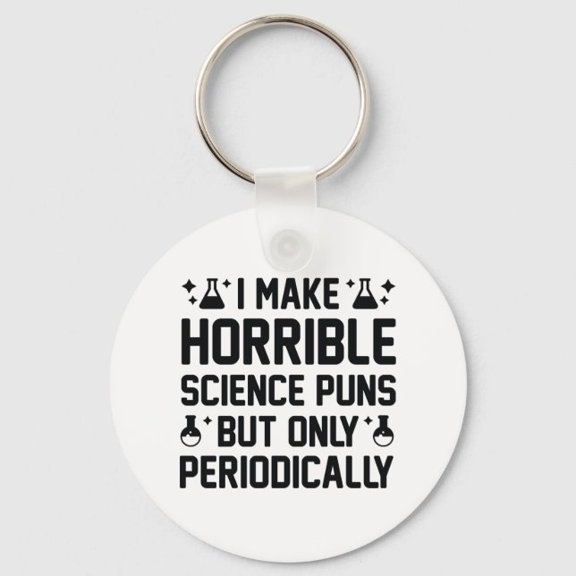 Llavero Horribles puntajes científicos (Anverso)