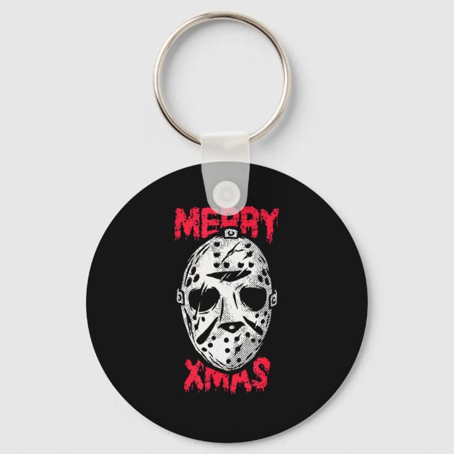 Llavero Horror Christmas Merry Xmas Mask  (Anverso)