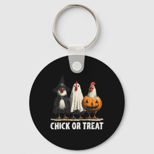 Llavero Horror Gracioso Chick O Trate A Los Pollos Fantasm