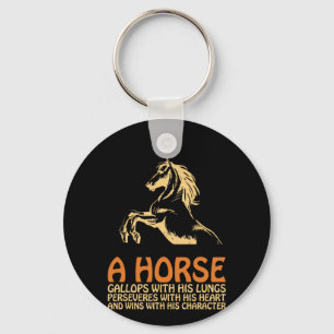 Llavero Horse Art A Horse Gallops