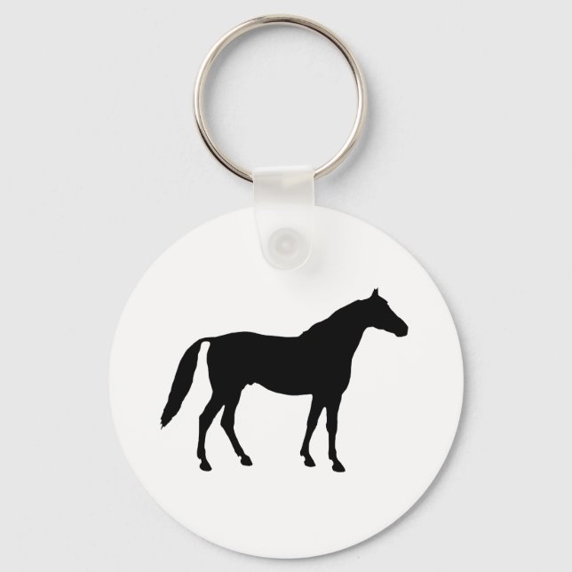 Llavero Horse Silhouette (Anverso)