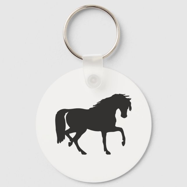 Llavero Horse Silhouette (Anverso)