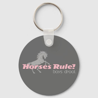 Llavero Horses Rule Boys Drool
