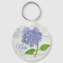 Llavero Hortensie, personalisiert