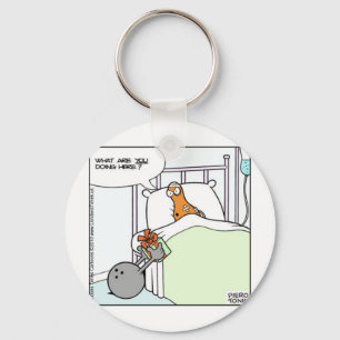 Llavero Hospital de Bolos Camisetas Divertidas Tarjetas Ta