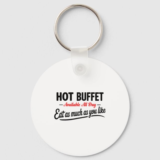Llavero Hot Buffet Available All Day Eat As Much As You Li (Anverso)