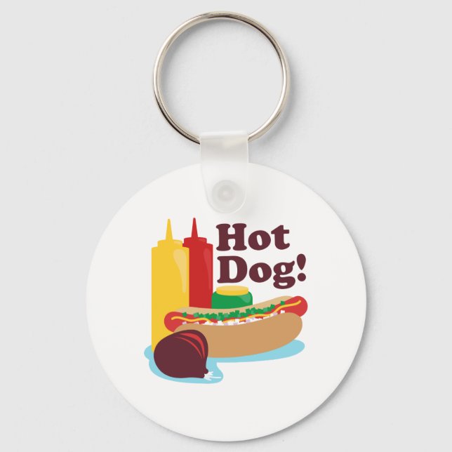 Llavero Hot Dog! (Anverso)
