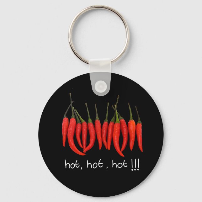 Llavero hot, hot, hot, hot chilli key chain (Anverso)