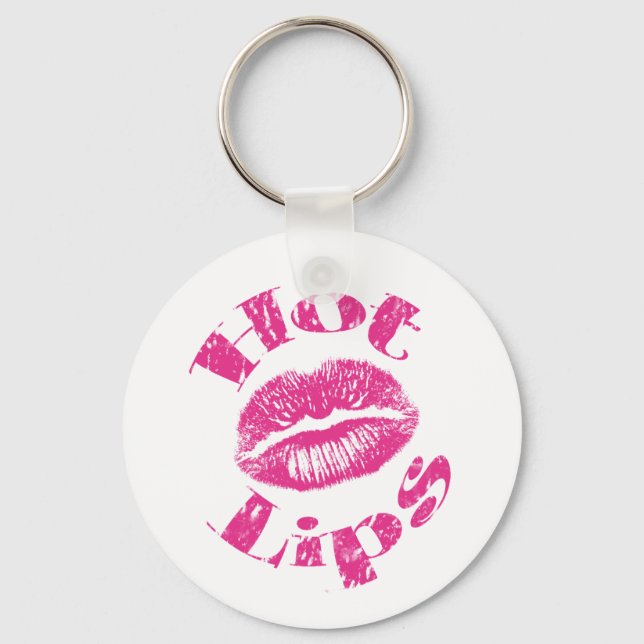 Llavero Hot Lips! Pink Lips (Anverso)
