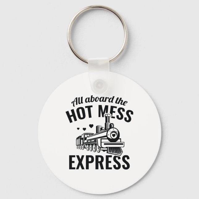Llavero Hot Mess Express (Anverso)