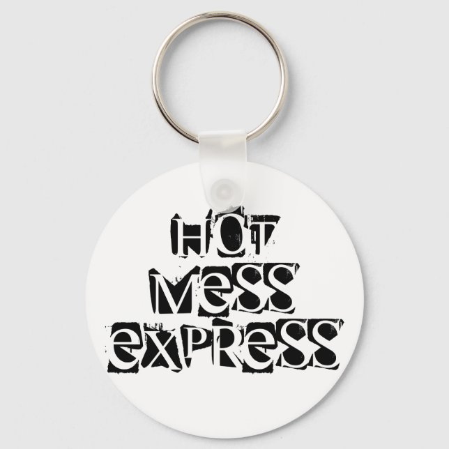 Llavero Hot Mess Express (Anverso)