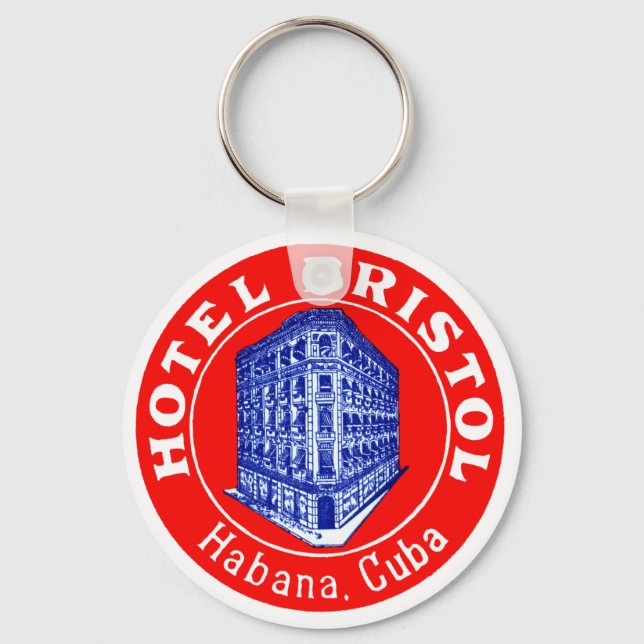 Llavero Hotel Bristol Cuba 1930 (Anverso)