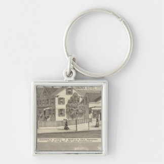 Llavero Hotel Germania, Long Branch y Hughes Brothers