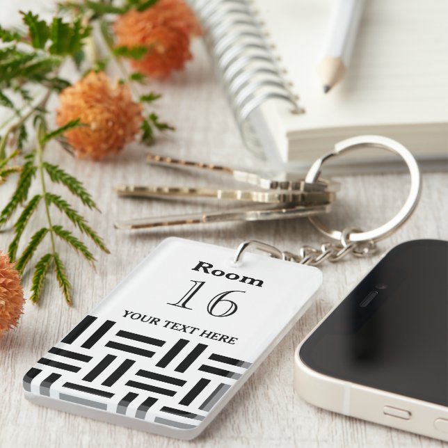 Llavero Hotel lodge Resort Personalizado Room Key (Frente Derecha)