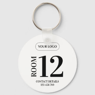 Llavero Hotel Room Number Keychain
