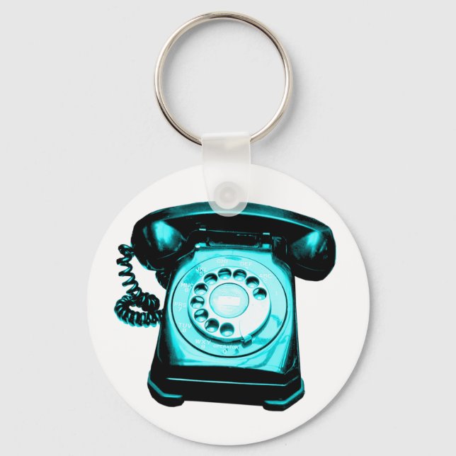 Llavero Hotline Cyan (Anverso)