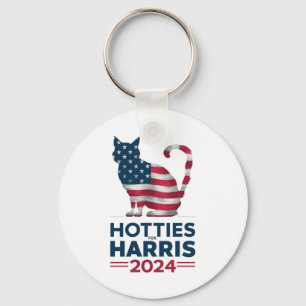 Llavero Hotties For Harris 2024 Cat Ladies Kamala Harris