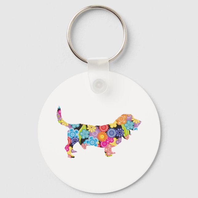 Llavero Hound Basset (Anverso)