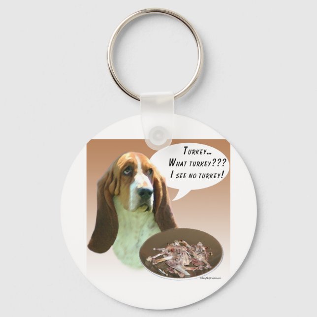 Llavero Hound Basset Turquía (Anverso)