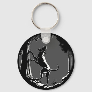 Llavero Hound Dog Keychain Hunting Dog Art Keychain