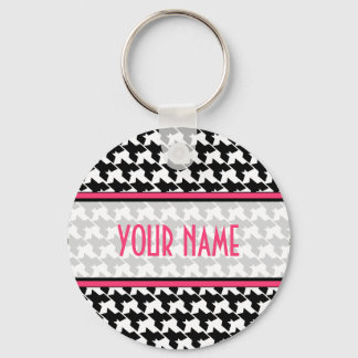 Llavero Houndstoth Keychain