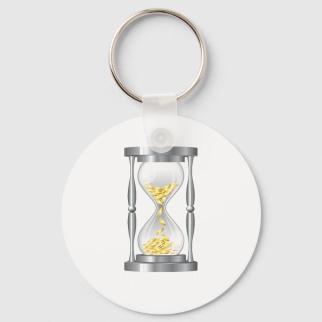 Llavero Hourglass With Money (Anverso)