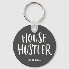 Llavero House Hustler Real Estate Agente Personalizado Gra