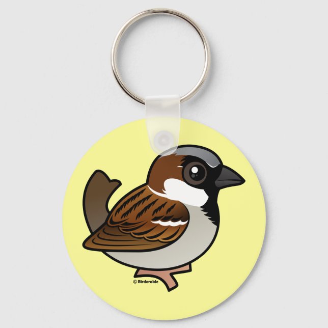 Llavero House Sparrow (Anverso)