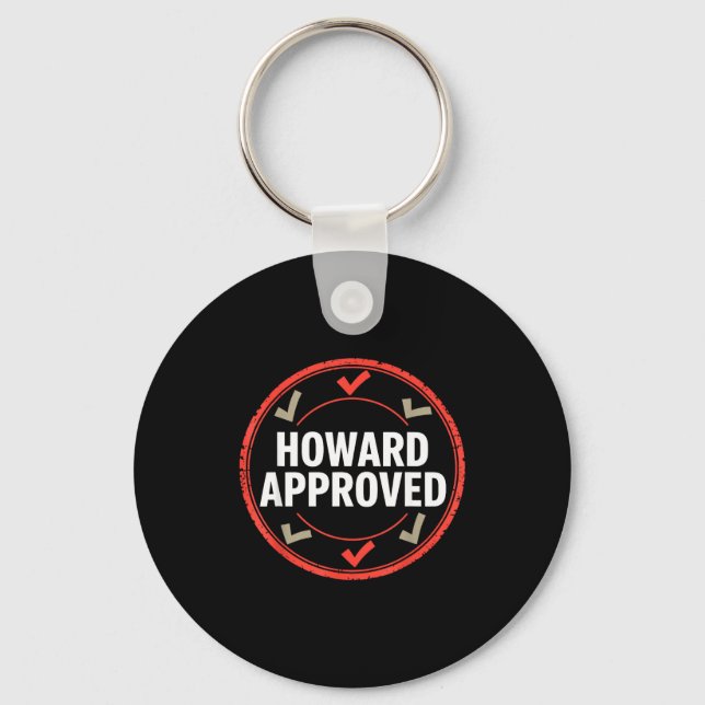 Llavero Howard aprobó  (Anverso)