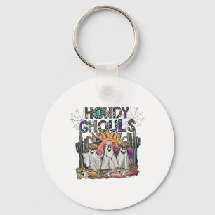 Llavero Howdy Ghouls Western Halloween Fall Ghosts Boo