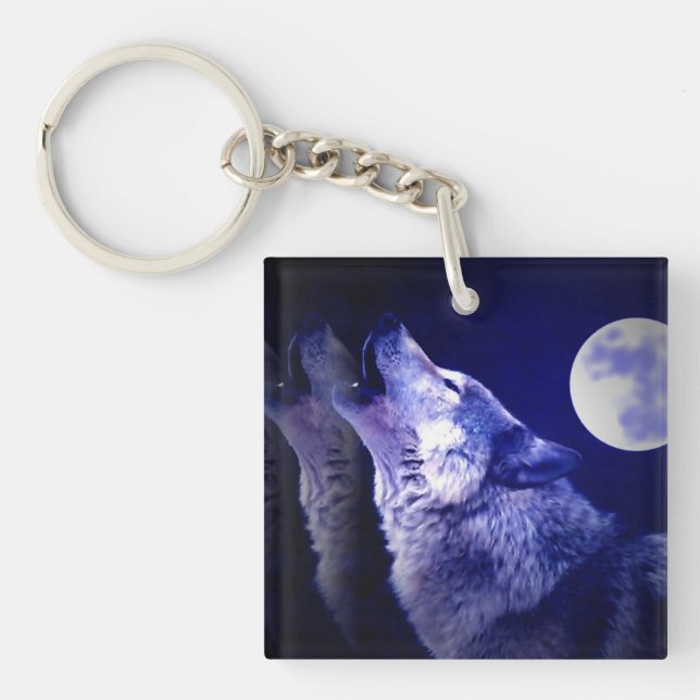 Llavero Howling Wolf (Frente)