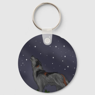 Llavero Howling Wolf (Gris)