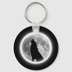 Llavero Howling Wolf Keychain