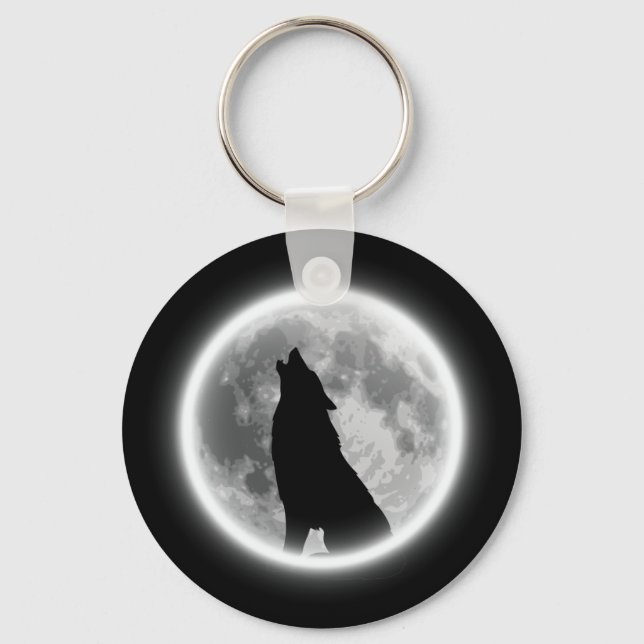 Llavero Howling Wolf Keychain (Anverso)