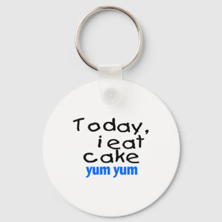 Llavero Hoy como pastel Yum Yum (azul)