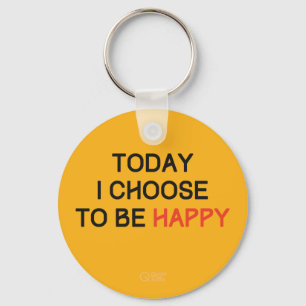 Llavero Hoy elijo ser feliz Afirmación keychain