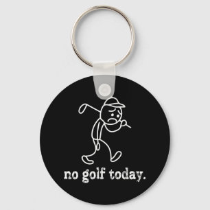 Llavero Hoy no hay golf divertido Sad Stickman Golf Humfer