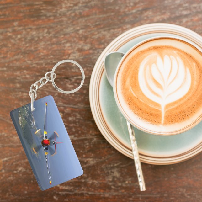 Llavero Hoy quería volar, corazón y avión, Personalizado r (Subido por el creador)